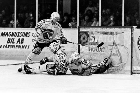 Rögles Pierre Johnsson, Stefan Hedlund och Billy Nilsson,