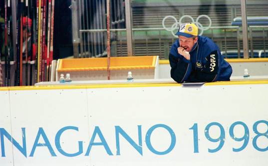 Bläddra bland fler bilder av OS 1998, Ishockey, Sverige, Träning