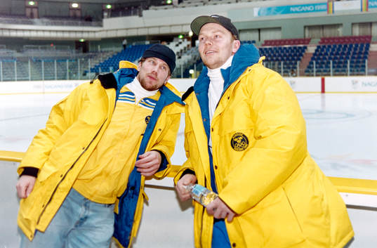 Peter Forsberg och Mats Sundin