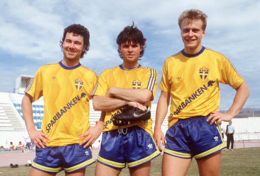 Tre lovande mittfältare, Stefan Rehn, Anders Limpar, Jonas