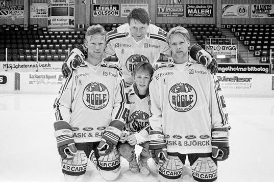 Stefan Elvenes, pappa Björn Elvenes, Tord Elvenes  och