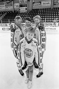 Stefan Elvenes, pappa Björn Elvenes, Tord Elvenes  och