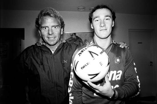 Bob Houghton, tränare och Stuart McManus