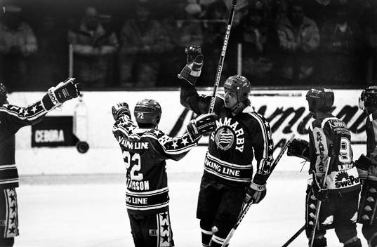Hammarbys Jan Lindblom jublar