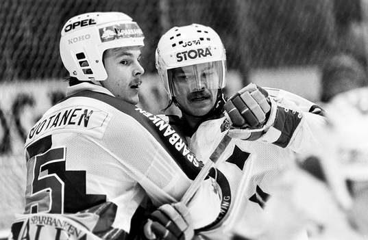 Arto Ruotanen, HV71 och Jarmo Mäkitalo, Leksand