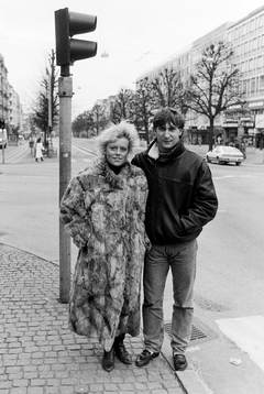 Leif Forsberg med sin flickvän Anna