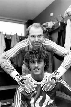 Thomas Ravelli och Pål Lundin, målvakter i Öster