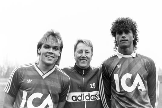 Mikael Svensson, Bo Johansson, tränare och Pål Lundin,