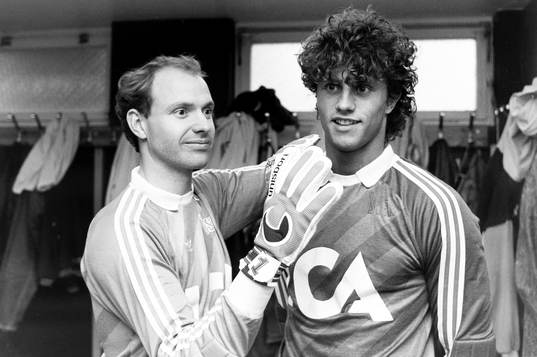 Thomas Ravelli och Pål Lundin, målvakter i Öster