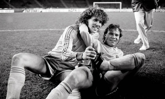 Hans Eskilsson och Hans Holmqvist, jubel, glädje