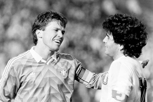 Lothar Matthäus, Västtyskland och Diego Maradona,