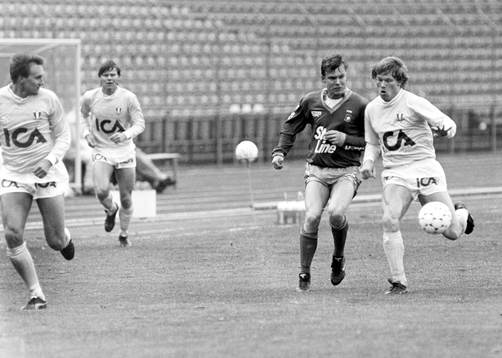 Leif Engqvist, Malmö med bollen