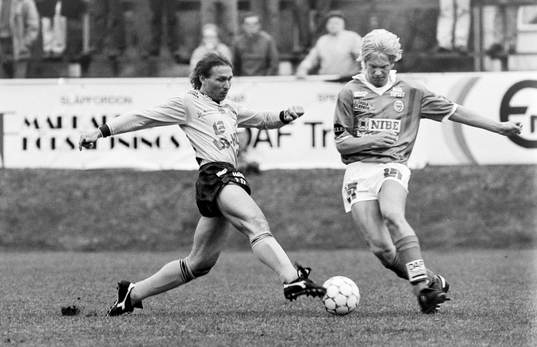 Bo Andersson, Mjällby med foten på bollen