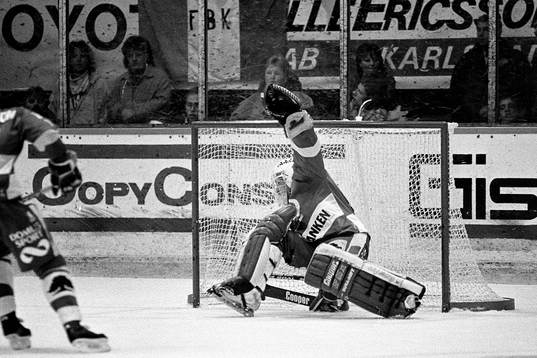 Peter Lindmark, målvakt i Färjestad