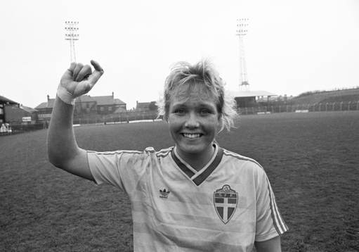 Gunilla Axén är nöjd