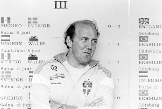 En nöjd Benny Lennartsson, förbundskapten i Sverige