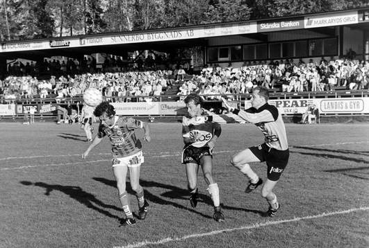 Mikael Broman, Markaryd framför elfsborgs målvakt Anders