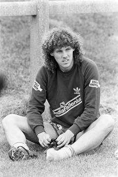 Hans Eskilsson på träningen