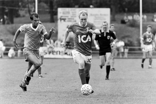 Lars Larsson, Malmö med bollen