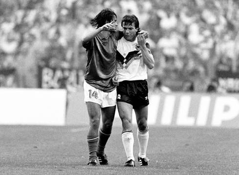 Giuseppe Gianni, Italien och Lothar Matthäus, Västtyskland