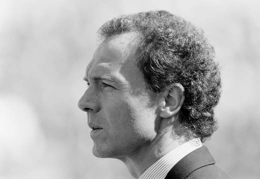 Franz Beckenbauer, förbundskapten i Västtyskland