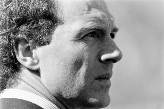 Franz Beckenbauer, förbundskapten i Västtyskland
