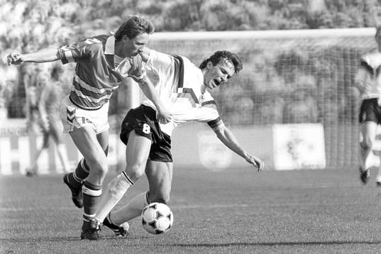 Lothar Matthäus, Västtyskland med bollen attackeras
