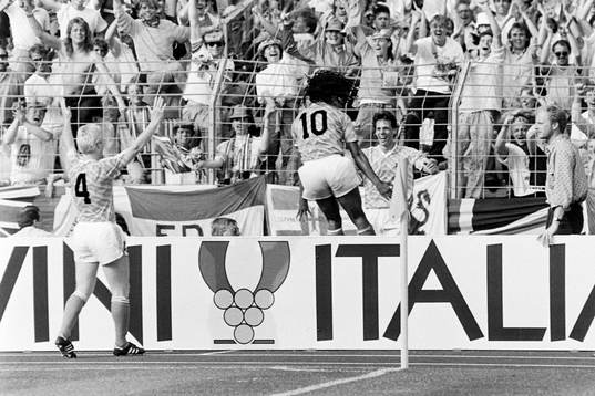 Ronald Koeman, Ruud Gullit och Marco van Basten, Holland,