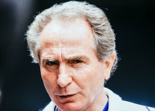 Italys manager Azeglio Vicini at the post match press