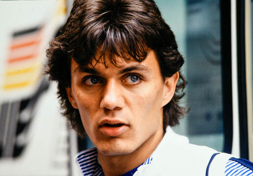 Italys Paolo Maldini at the post match press conference
