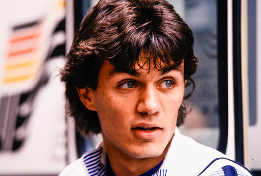 Italys Paolo Maldini at the post match press conference