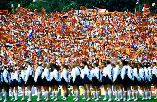 Fotboll, EM, Holland - Irland