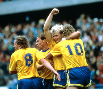 Peter Larsson, jubel, Robert Prytz