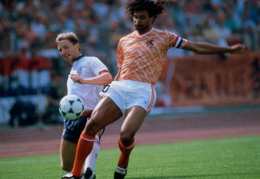 Fotboll, EM, England - Holland, Ruud Gullit, Gary Stevens