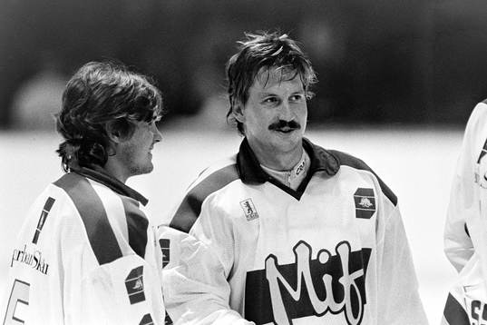 Peter Lindmark i sin första match för Malmö