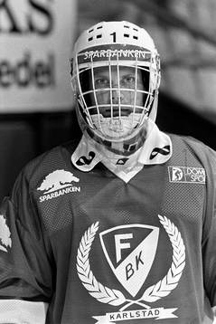 Anders Bergman, målvakt i Färjestad