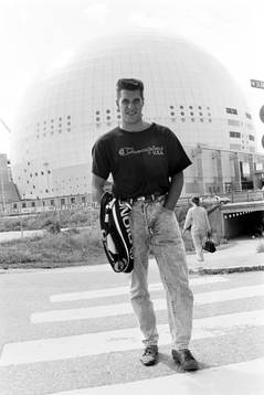Mats Lundström utanför Globen