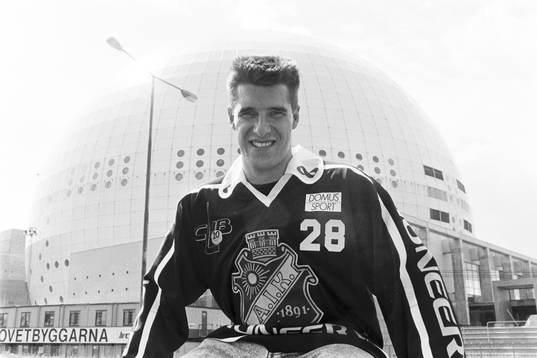 Mats Lundström utanför Globen