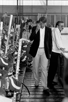 Curt Lindström, tränare i Kloten