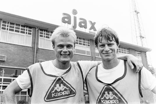 Peter Larsson och Stefan Pettersson på en träning