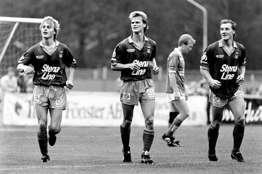 Anders Roth, Peter Karlsson och Stuart Mc Manus, Örgryte