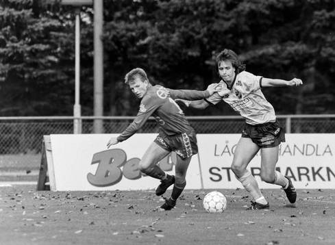 '880925 Fotboll, Div 1 södra, IFK Hässleholm - Elfsborg,