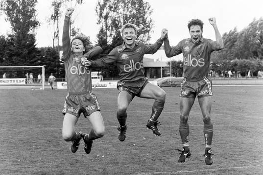 '880925 Fotboll, Div 1 södra, IFK Hässleholm - Elfsborg,