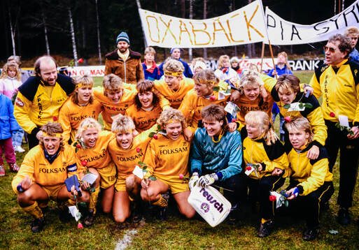 Fotboll, damallsvenskan (första), SM-final, Öxabäck -