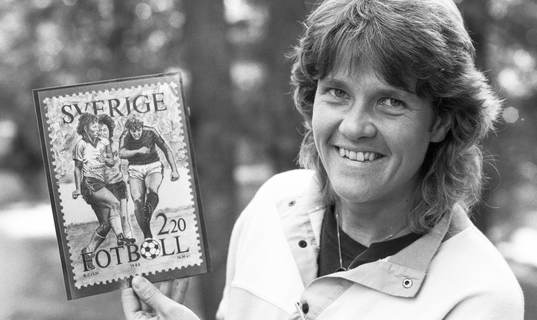 Pia Sundhage blir frimärke