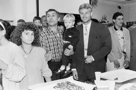 Glenn Hysén med sonen Alexander