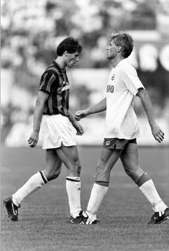 Marco Van Basten, Milan och Glenn Hysén, Fiorentina