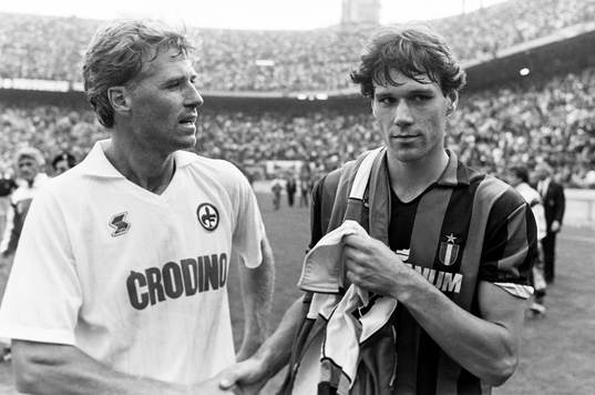 Glenn Hysén, Fiorentina. och Marco Van Basten, Milan