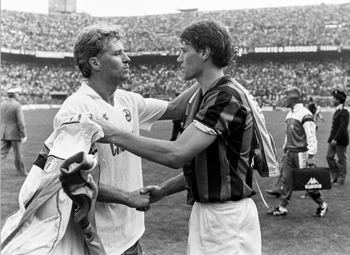 Glenn Hysén, Fiorentina. och Marco Van Basten, Milan