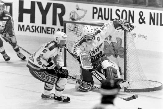 Situation framför malmös målvakt Peter Lindmark